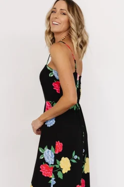 Best Baltic Born Brooklyn Wide Leg Jumpsuit | Black Floral