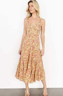 Discount Baltic Born Campbell Tie Back Dress | Multi Floral