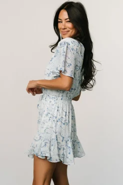 Outlet Baltic Born Candy Romper | Off White + Blue