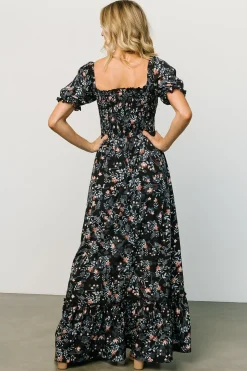 Hot Baltic Born Capri Smocked Maxi Dress | Midnight Floral