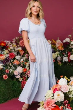 Outlet Baltic Born Carrington Maxi Dress | Light Blue