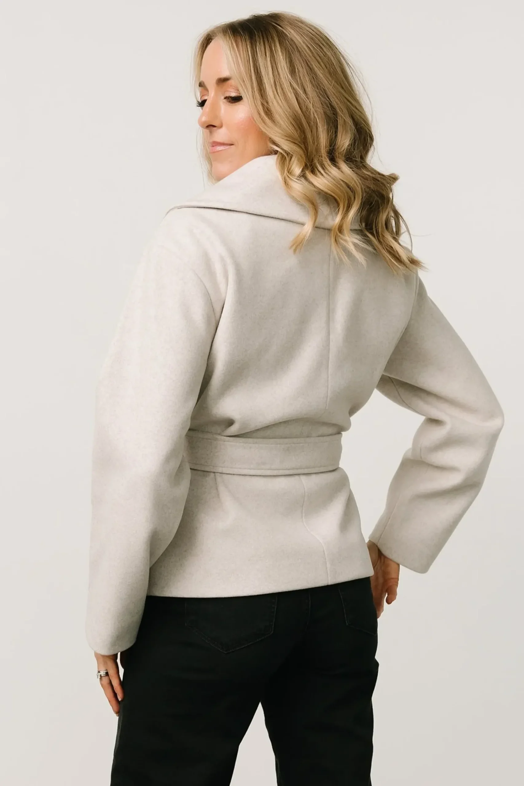 Outlet Baltic Born Cartwright Belted Jacket | Light Beige