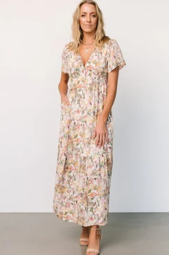 Discount Baltic Born Cassie Short Sleeve Dress | Multi Floral