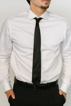 Sale Baltic Born Classic Satin Tie | Champagne