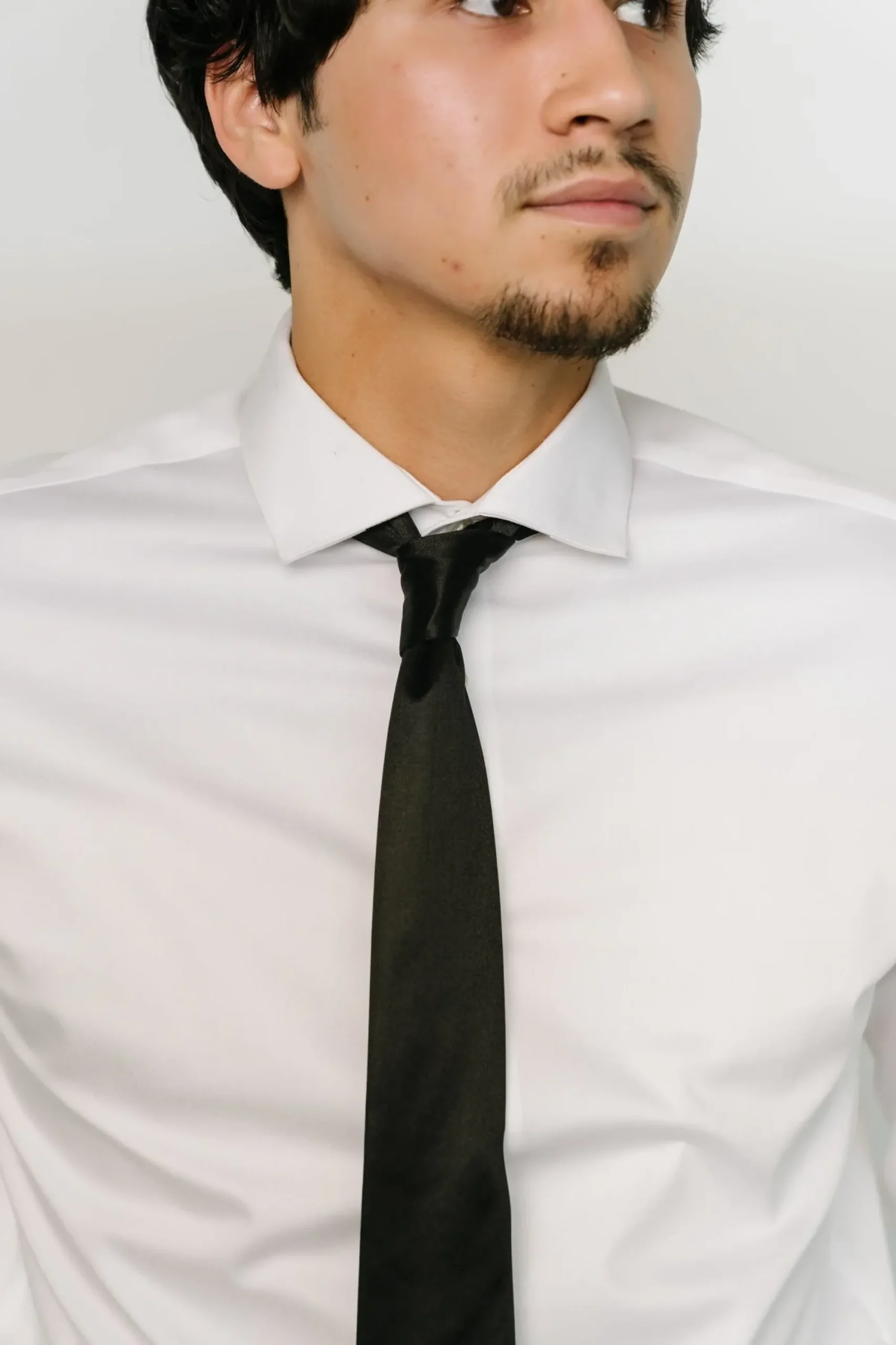 Hot Baltic Born Classic Satin Tie | Light Blue