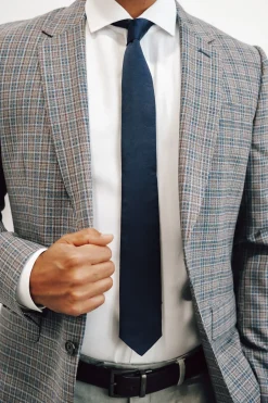 Fashion Baltic Born Classic Satin Tie | Navy