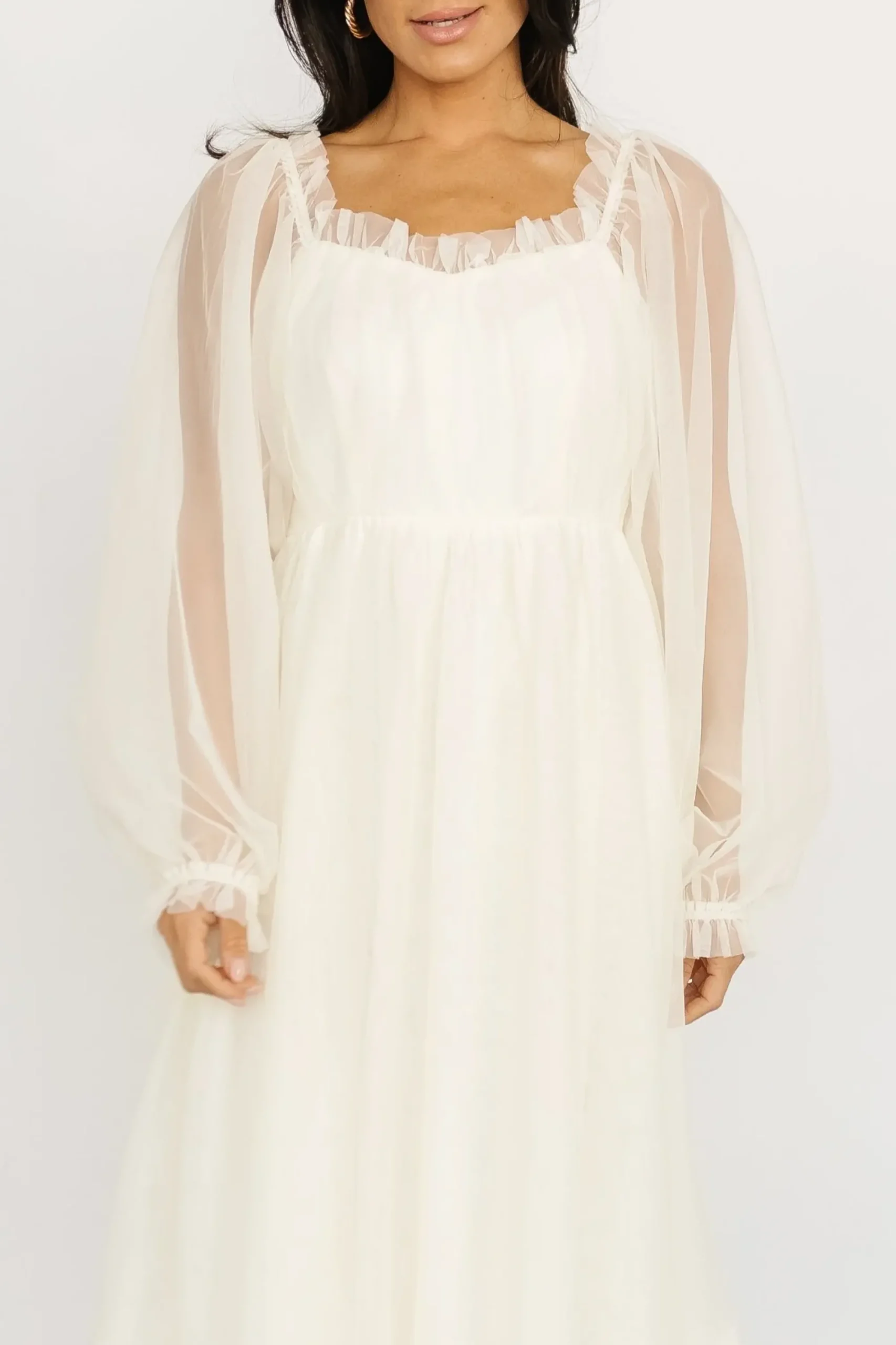 Discount Baltic Born Cleobelle Maxi Dress | Creamy Beige