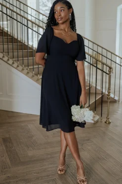 Fashion Baltic Born Colette Sweetheart Midi Dress | Black