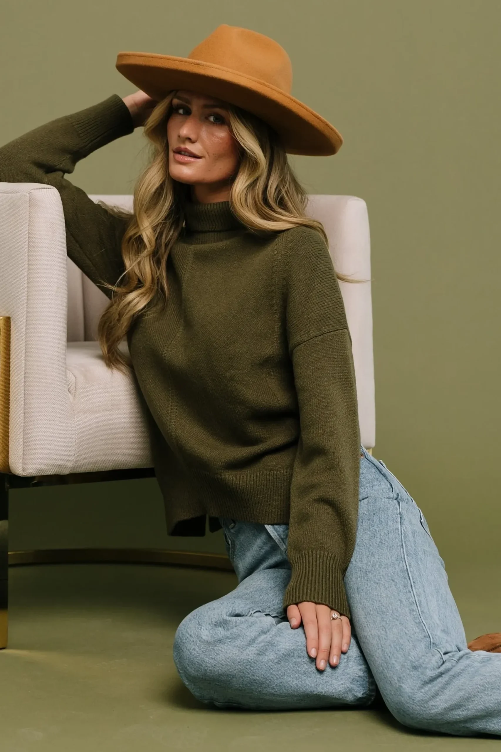 Hot Baltic Born Collins Knit Sweater | Burgundy