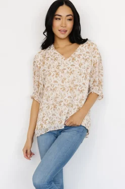 Outlet Baltic Born Cordova Top | Cream Multi Floral
