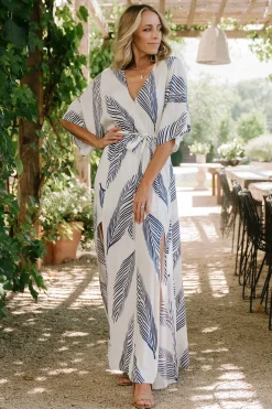 Clearance Baltic Born Corinth Maxi Dress | Navy Print