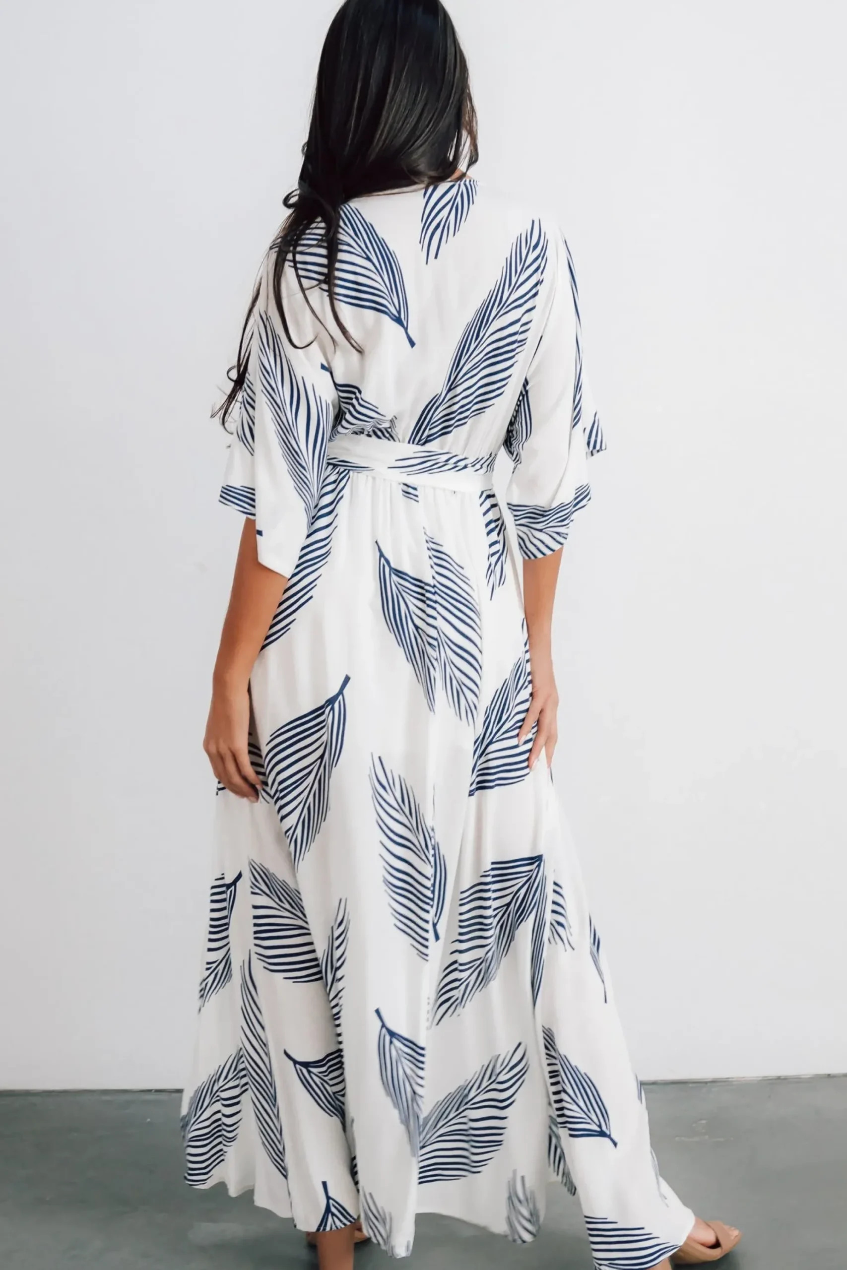 Clearance Baltic Born Corinth Maxi Dress | Navy Print