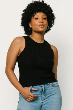 Hot Baltic Born Cruz Knit Tank Top | Black