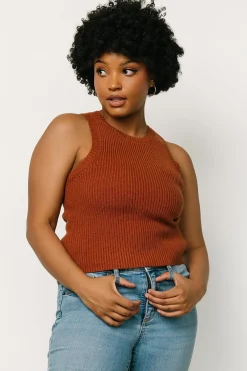 Hot Baltic Born Cruz Knit Tank Top | Copper