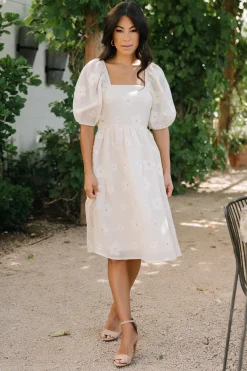 Outlet Baltic Born Daisy Short Dress | Vintage Cream Floral