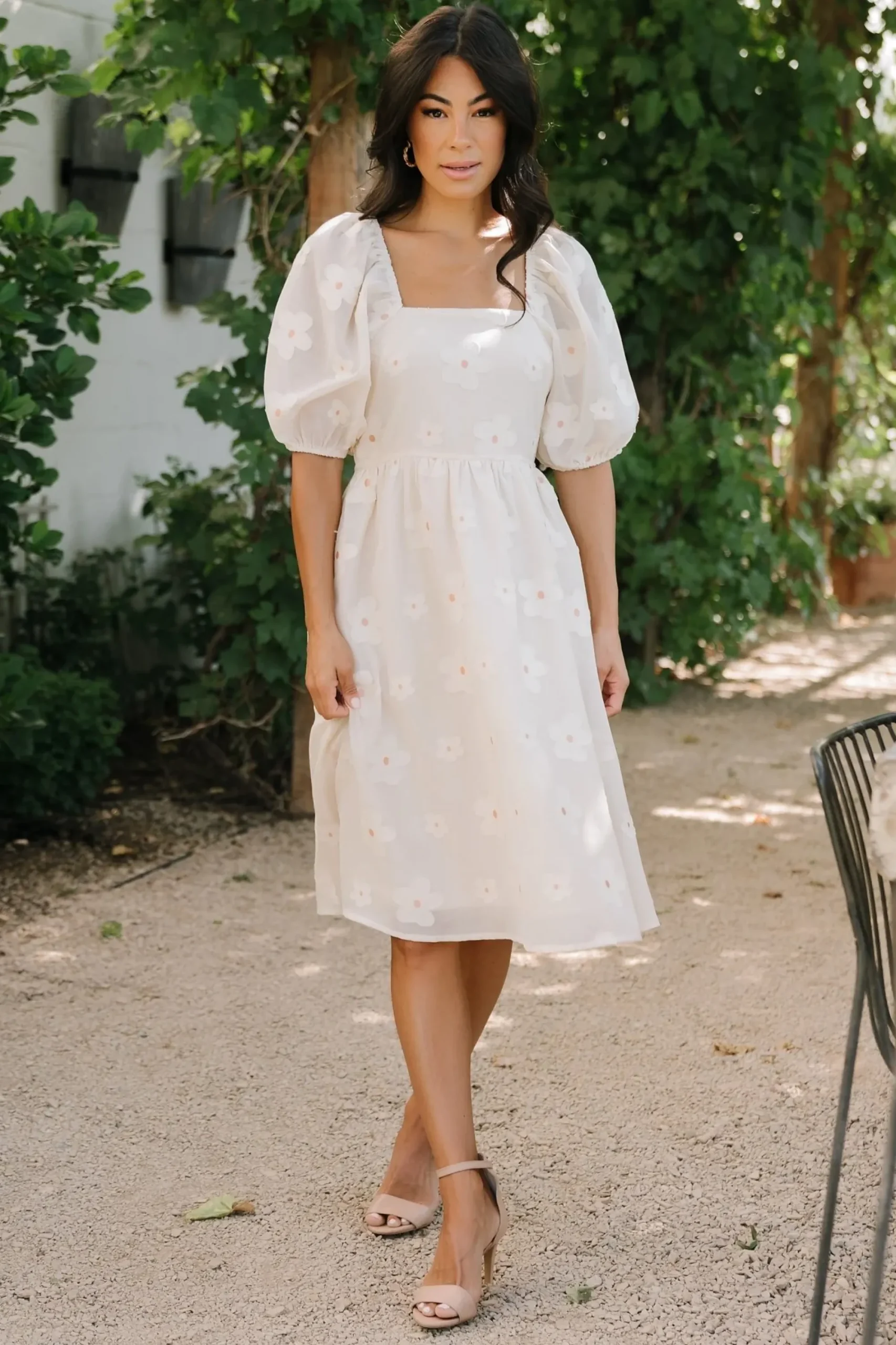 Outlet Baltic Born Daisy Short Dress | Vintage Cream Floral