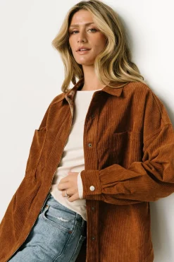 Hot Baltic Born Davis Corduroy Shacket | Spice