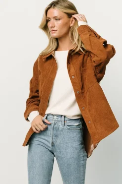 Hot Baltic Born Davis Corduroy Shacket | Spice