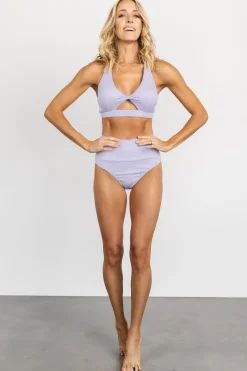 Fashion Baltic Born Del Mar Ribbed Bikini Bottom | Lilac