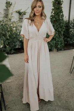 Online Baltic Born Delilah Maxi Dress | Blush