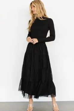 Fashion Baltic Born Demi Sweater Tulle Dress | Black