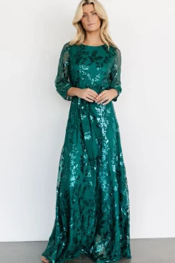 Outlet Baltic Born Destiny Sequin Maxi Dress | Emerald