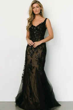 Fashion Baltic Born Devotion Bridal Gown | Black + Nude