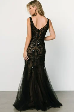 Fashion Baltic Born Devotion Bridal Gown | Black + Nude