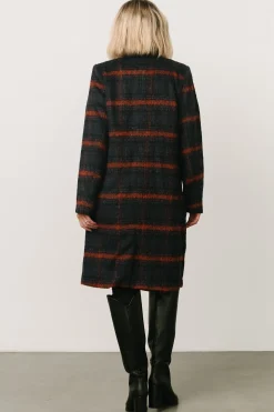 Discount Baltic Born Dickinson Trench Coat | Navy Multi