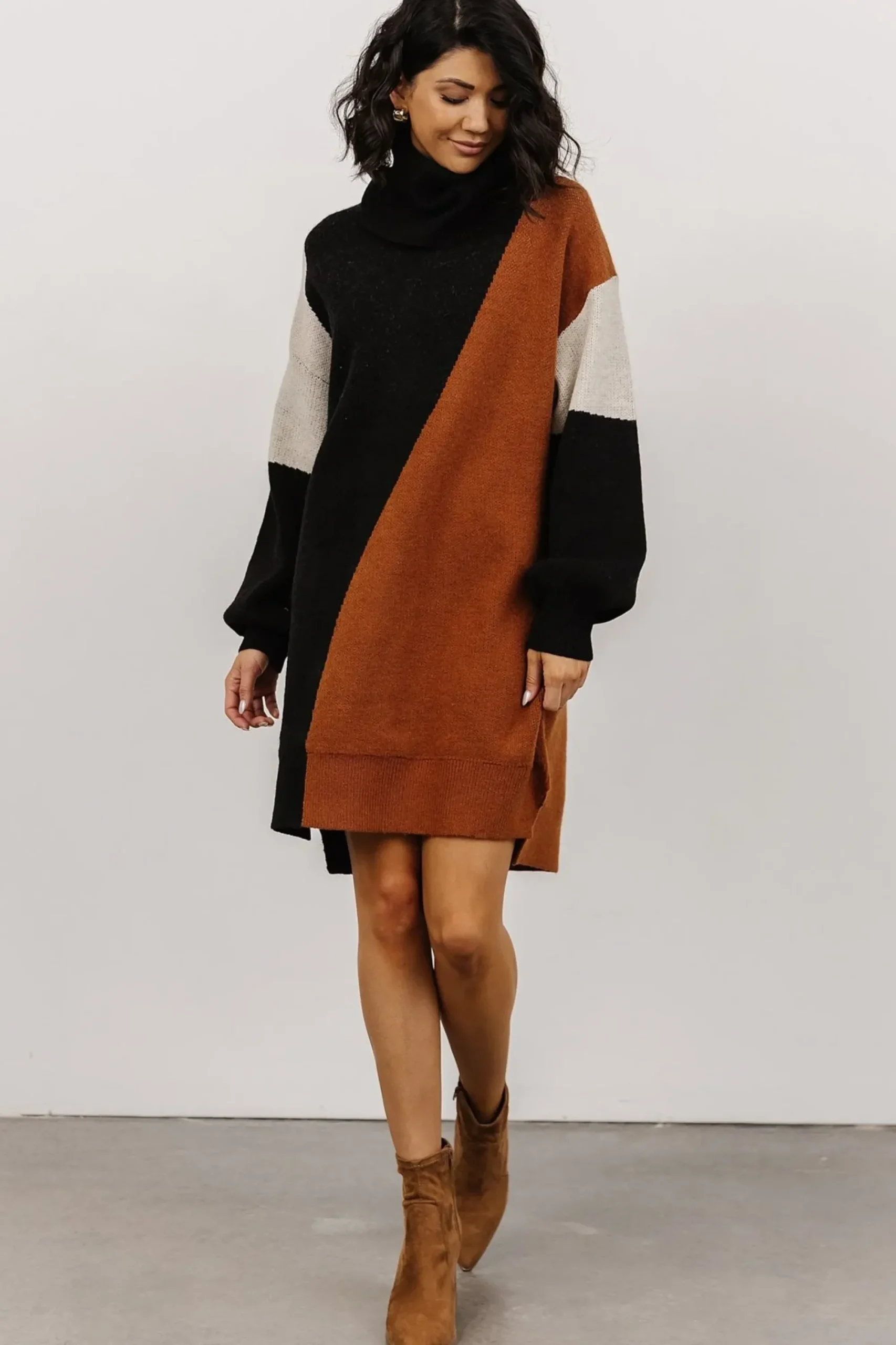 Discount Baltic Born Diego Sweater Dress | Black Multi