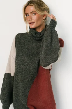 Best Baltic Born Diego Sweater Dress | Charcoal Multi