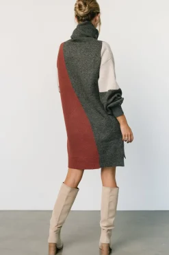 Best Baltic Born Diego Sweater Dress | Charcoal Multi