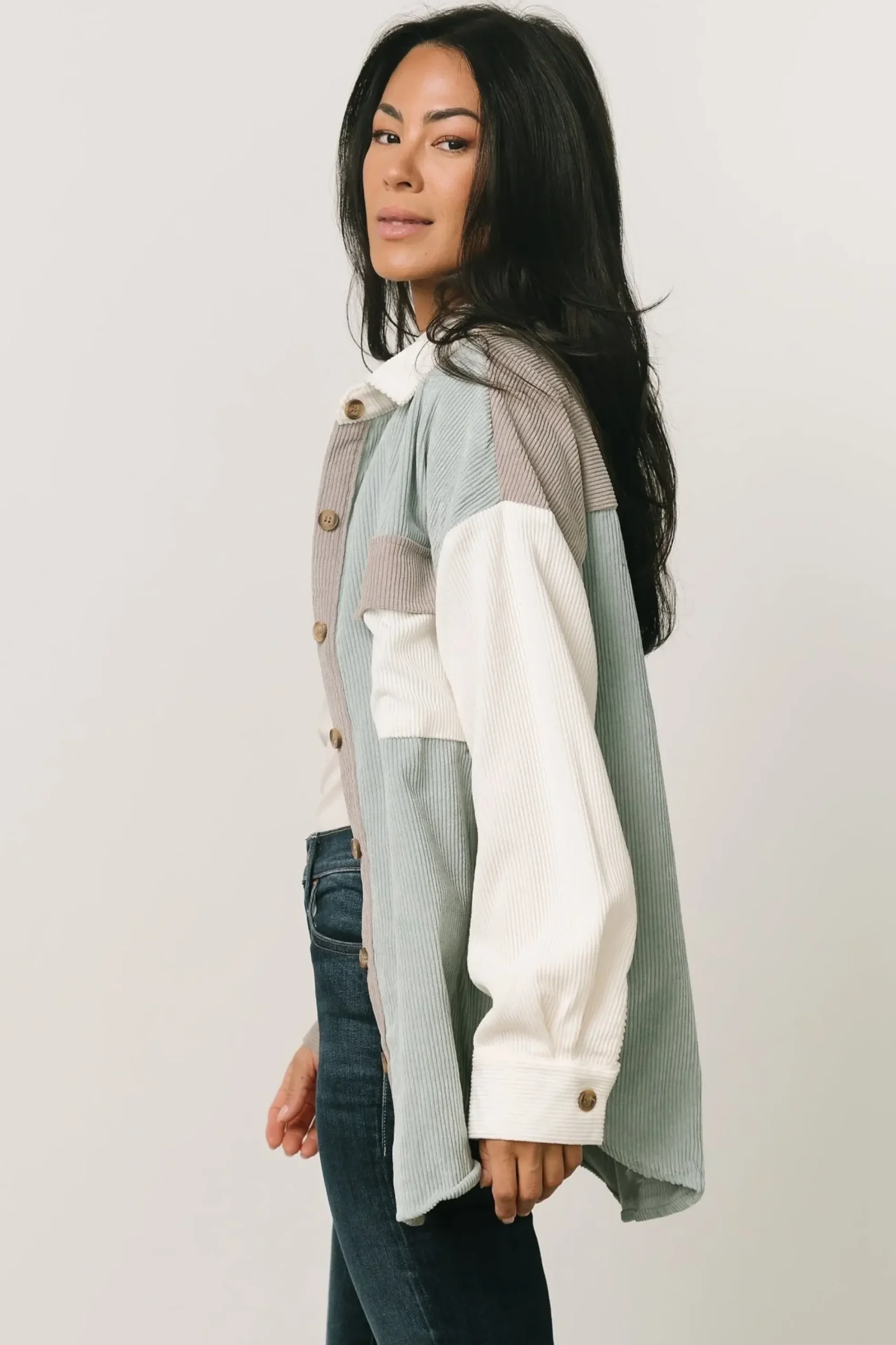 Discount Baltic Born Dillon Shacket | Sage Multi