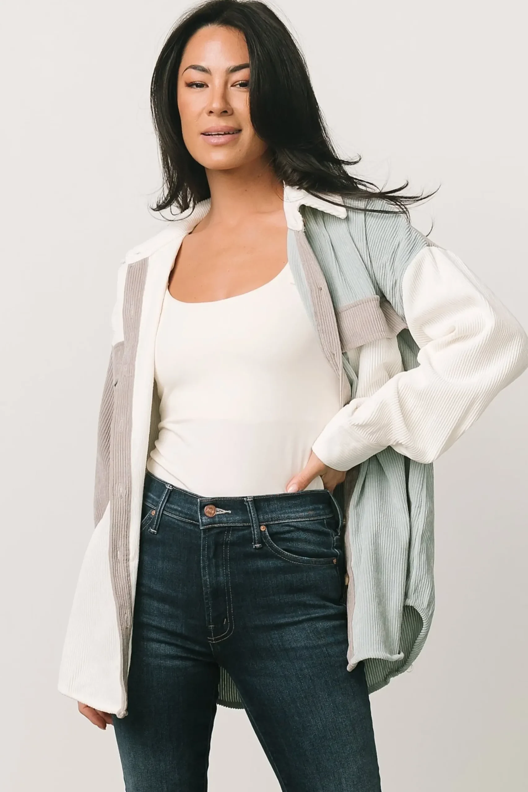 Discount Baltic Born Dillon Shacket | Sage Multi