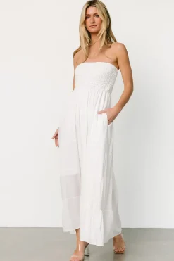 Hot Baltic Born Domenica Strapless Maxi Dress | Off White