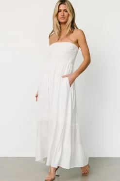 Hot Baltic Born Domenica Strapless Maxi Dress | Off White