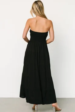 New Baltic Born Domenica Strapless Maxi Dress | Black