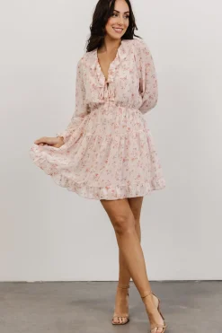Hot Baltic Born Doris Mini Dress | Blush Floral