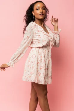 Hot Baltic Born Doris Mini Dress | Blush Floral