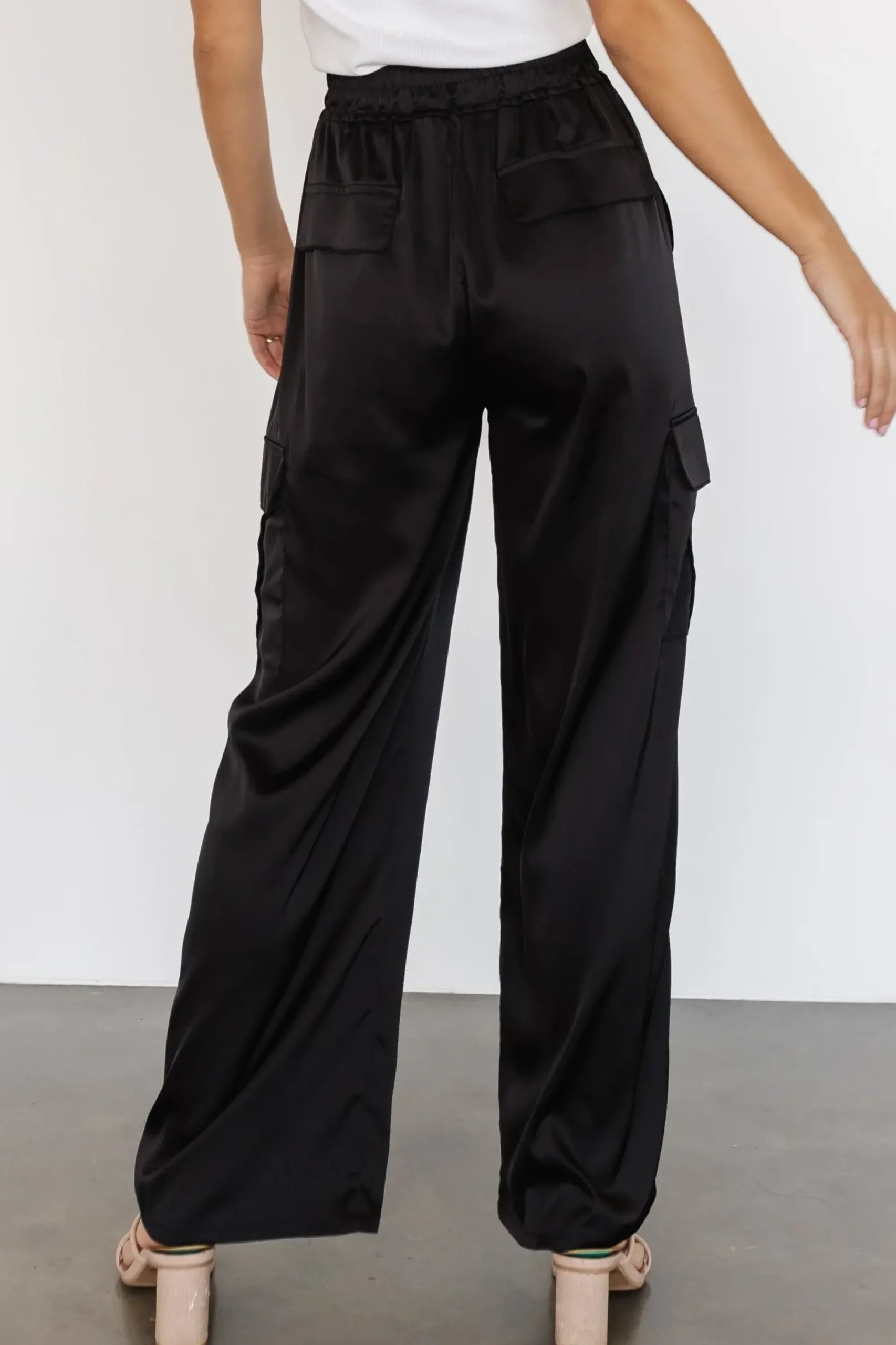 Discount Baltic Born Drey Satin Pants | Black