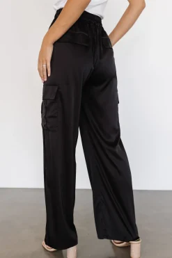 Discount Baltic Born Drey Satin Pants | Black