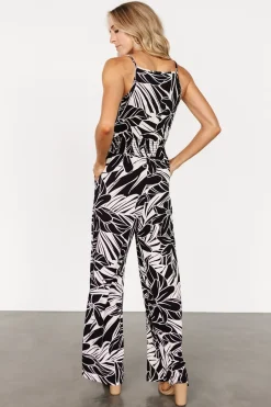 Sale Baltic Born Duncan Sleeveless Jumpsuit | Black + Cream