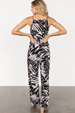 Sale Baltic Born Duncan Sleeveless Jumpsuit | Black + Cream