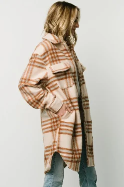 Fashion Baltic Born Durango Plaid Shacket | Oatmeal + Mocha
