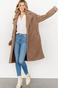 New Baltic Born Elbrus Sherpa Trench Coat | Dusty Brown