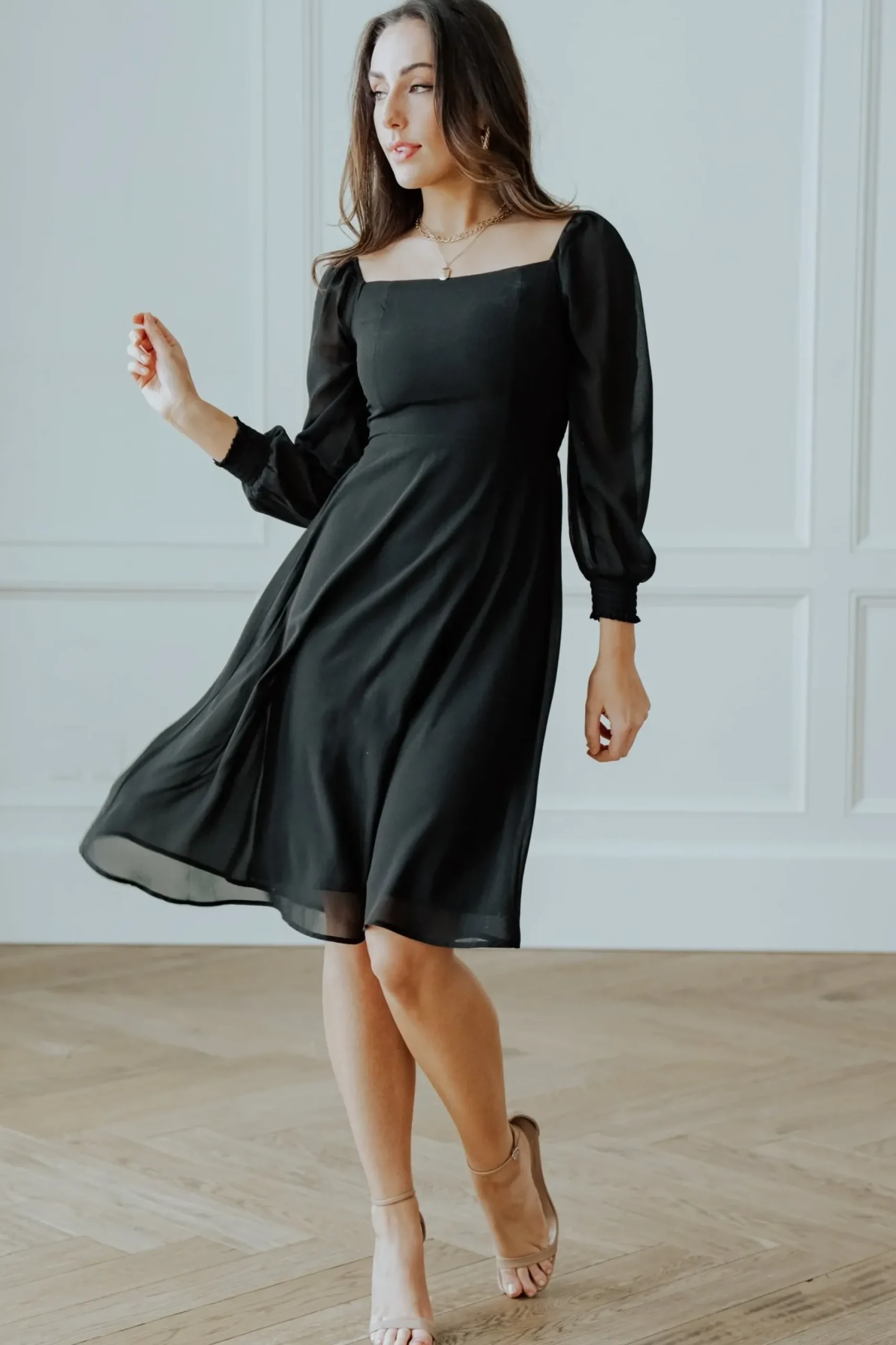 Hot Baltic Born Elise Short Dress | Black