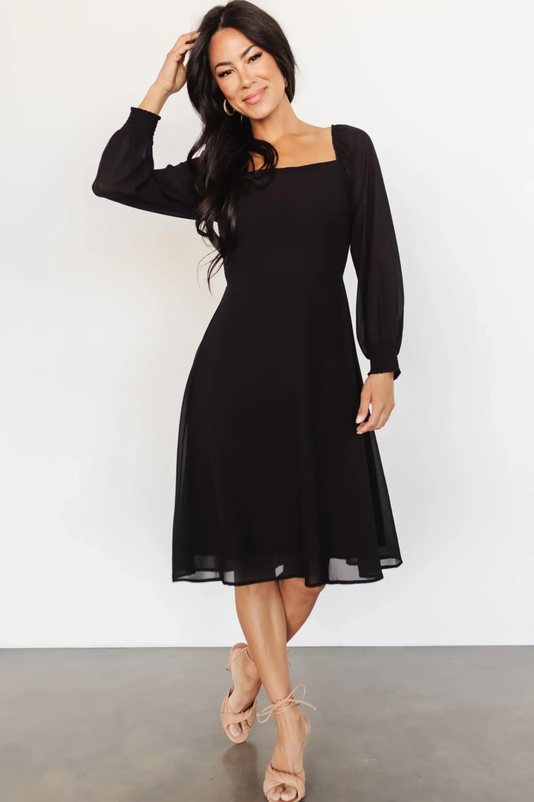 Hot Baltic Born Elise Short Dress | Black