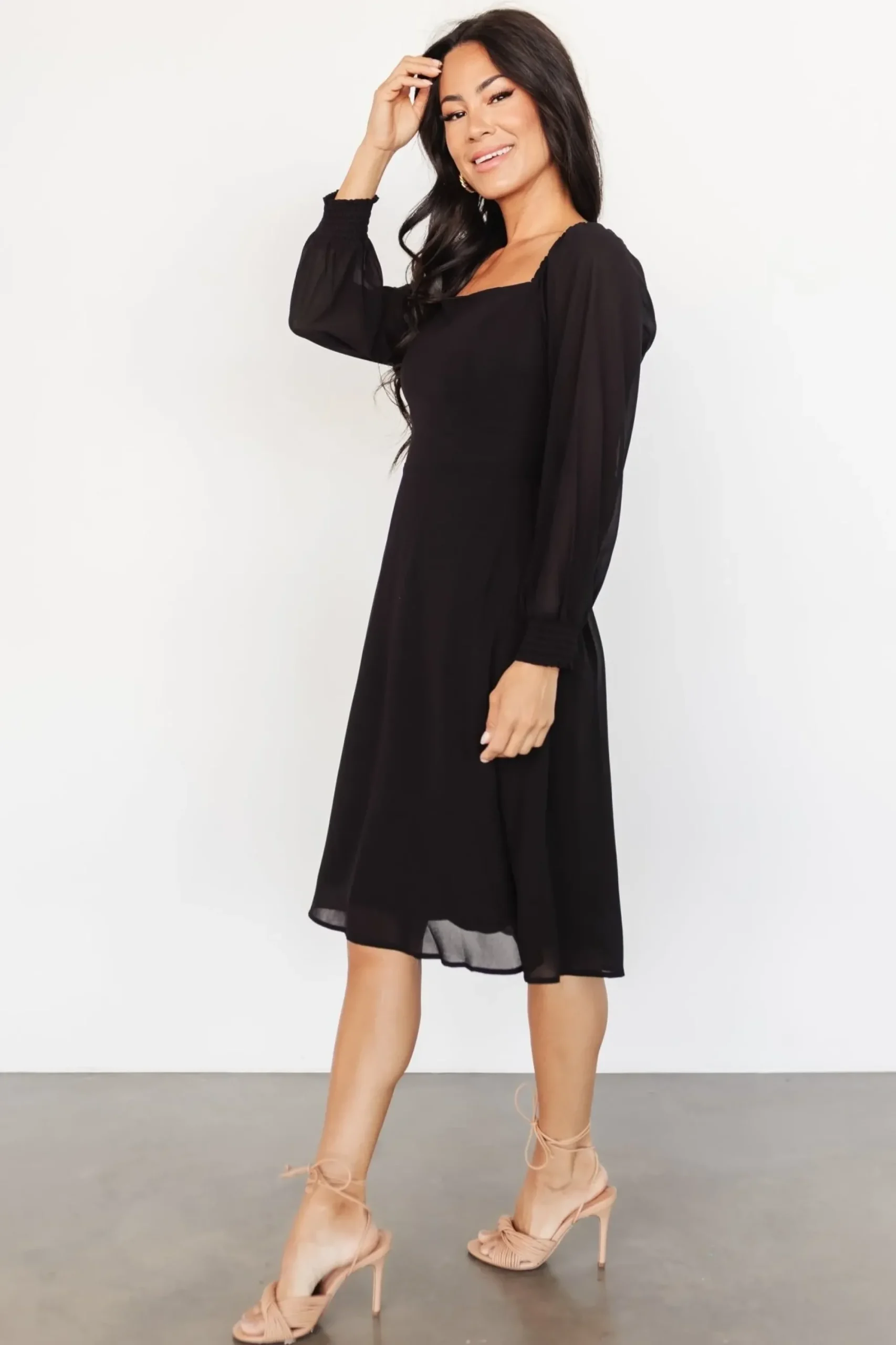 Hot Baltic Born Elise Short Dress | Black