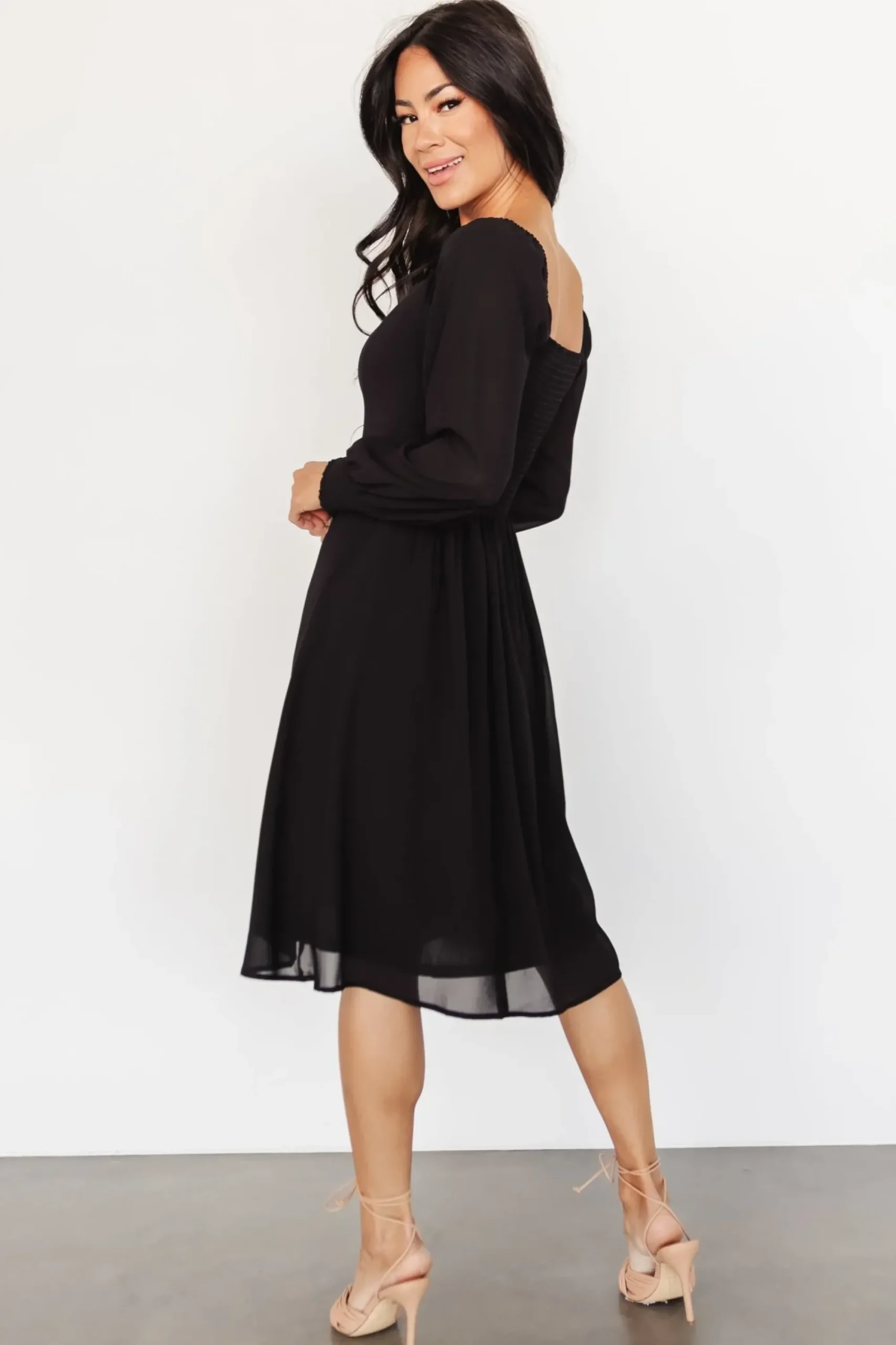 Hot Baltic Born Elise Short Dress | Black