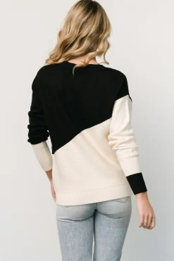Hot Baltic Born Emmy Sweater | Black + Cream